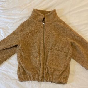 Zara oversized fuzzy jacket